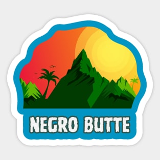 Negro Butte Sticker